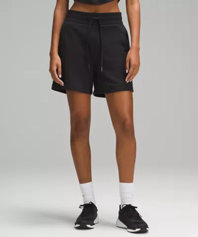 Lululemon Scuba High-rise Shorts 5" In Black
