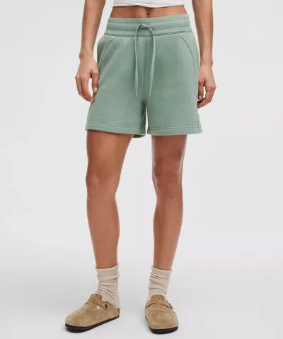 Lululemon Scuba High-rise Shorts 5" In Green