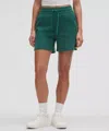 Lululemon Scuba High-rise Shorts 5" In Green