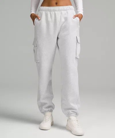 Lululemon Scuba Mid-rise Oversized Cargo Joggers Regular In White