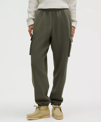 Lululemon Scuba Mid-rise Oversized Cargo Joggers Regular In Green