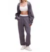 Lululemon Scuba Mid-rise Oversized Jogger In Heathered Nightfall In Gray