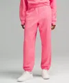 Lululemon Scuba Mid-rise Oversized Joggers Regular In Pink