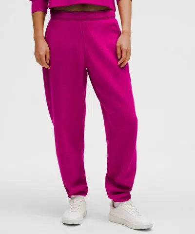Lululemon Scuba Mid-rise Oversized Joggers Regular In Pink