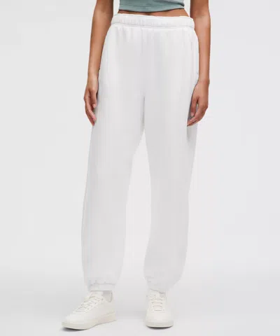 Lululemon Scuba Mid-rise Oversized Joggers Regular In White