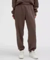Lululemon Scuba Mid-rise Oversized Joggers Regular In Brown