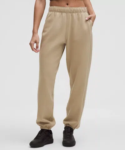 Lululemon Scuba Mid-rise Oversized Joggers Regular In Neutral