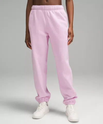 Lululemon Scuba Mid-rise Oversized Joggers Regular In Pink