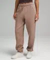 Lululemon Scuba Mid-rise Oversized Joggers Regular In Brown