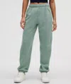 Lululemon Scuba Mid-rise Oversized Joggers Short In Green