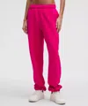 Lululemon Scuba Mid-rise Oversized Joggers Tall In Pink