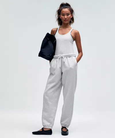 Lululemon Scuba Mid-rise Oversized Joggers Tall In White