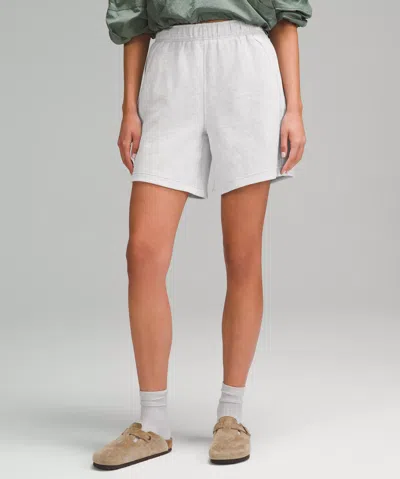 Lululemon Scuba Mid-rise Oversized Short 7" In Neutral