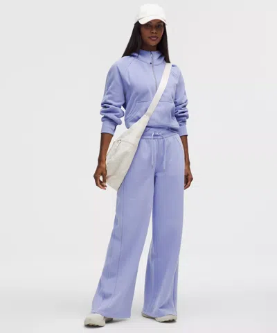 Lululemon Scuba Mid-rise Wide-leg Pant In Purple