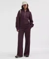 Lululemon Scuba Mid-rise Wide-leg Pant In Purple