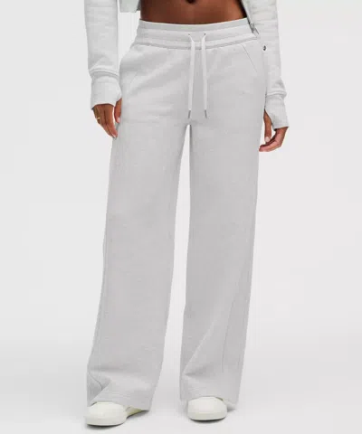 Lululemon Scuba Mid-rise Wide-leg Pant Regular In White