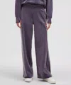 Lululemon Scuba Mid-rise Wide-leg Pants Velvet