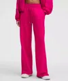 Lululemon Scuba Mid-rise Wide-leg Pants Regular In Red