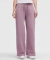 Lululemon Scuba Mid-rise Wide-leg Pants Regular In Purple