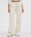 Lululemon Scuba Mid-rise Wide-leg Pants Regular In White