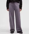 Lululemon Scuba Mid-rise Wide-leg Pant Regular In Gray