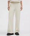 Lululemon Scuba Mid-rise Wide-leg Pants Velvet In White
