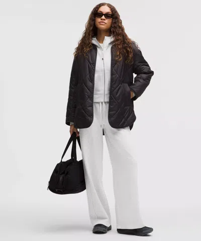 Lululemon Scuba Mid-rise Wide-leg Pant In White