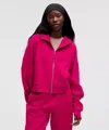 Lululemon Scuba Oversized Full-zip Hoodie In Pink