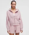 Lululemon Scuba Oversized Full-zip Hoodie In Pink
