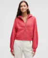 Lululemon Scuba Oversized Full-zip Hoodie In Red