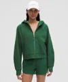 Lululemon Scuba Oversized Full-zip Hoodie In Green