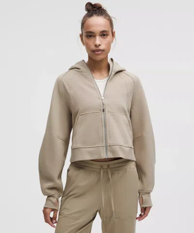Lululemon Scuba Oversized Full-zip Hoodie In Brown