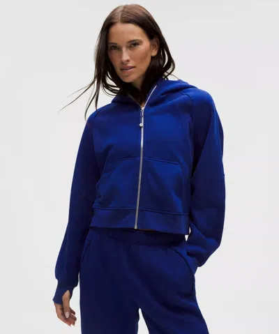 Lululemon Scuba Oversized Full-zip Hoodie In Blue