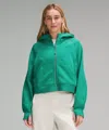 Lululemon Scuba Oversized Full-zip Hoodie In Cascadia Green