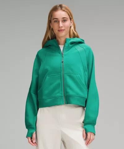 Lululemon Scuba Oversized Full-zip Hoodie In Cascadia Green