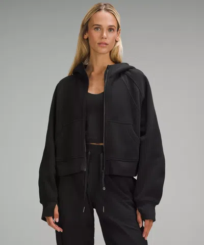 Lululemon Scuba Oversized Full-zip Hoodie In Black