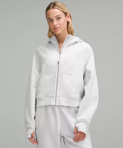 Lululemon Scuba Oversized Full-zip Hoodie In Gray