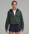 Lululemon Scuba Oversized Full-zip Hoodie In Green