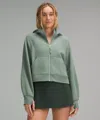 Lululemon Scuba Oversized Full-zip Hoodie In Green