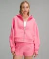 Lululemon Scuba Oversized Full-zip Hoodie In Pink