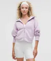 Lululemon Womens Lilac Ether Scuba Oversized-fit Cotton-blend Hoody