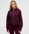Lululemon Scuba Oversized Full-zip Hoodie In Red