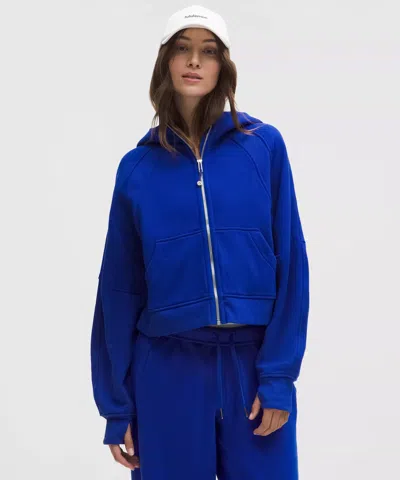 Lululemon Scuba Oversized Full-zip Hoodie In Blue