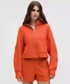 Lululemon Scuba Oversized Full-zip Hoodie In Orange