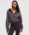 Lululemon Scuba Oversized Full-zip Hoodie In Purple