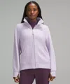 Lululemon Scuba Oversized Funnel-neck Full Zip Long In Pink