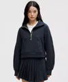 Lululemon Scuba Oversized Funnel-neck Half Zip In Blue