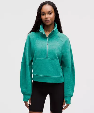 Lululemon Scuba Oversized Funnel-neck Half Zip In White