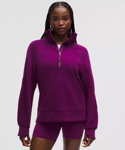 Lululemon Scuba Oversized Funnel-neck Half Zip Long