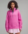 Lululemon Scuba Oversized Funnel-neck Half Zip Long In Multi